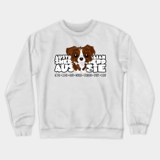 DGBigHeads - Aussie Brown Crewneck Sweatshirt